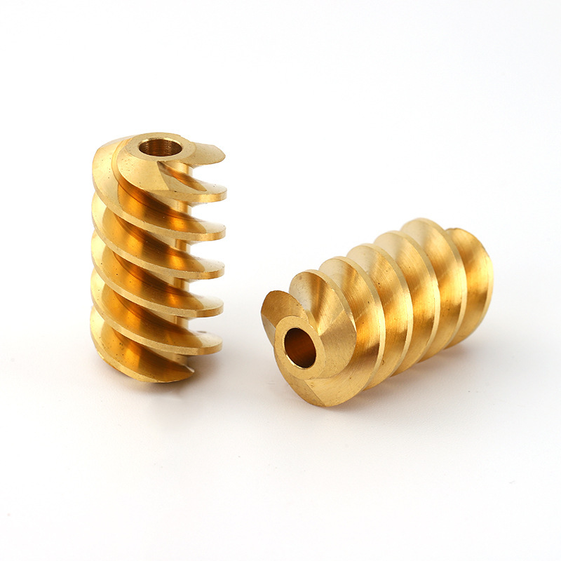 Модуль 0.1-1.5 1234 латунный червячный мотор редуктор прецизионная обработка мелкого модуля медного червяка