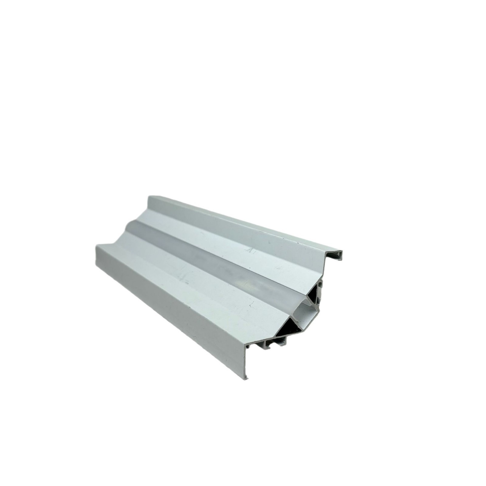 Honeycomb panel secondary aluminum beam integrated ceiling living room dining room dust-free curved surface inclined luminous aluminum beam