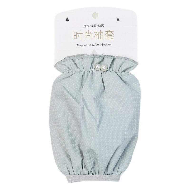 Autumn and winter adult short waterproof sleeve women's kitchen work dirty-resistant down jacket sleeve female students sleeve wholesale