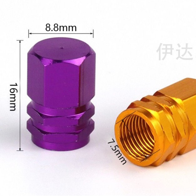 Aluminum Alloy Valve Cap Car Valve Cap Car Tire Electric Vehicle Motorcycle Valve Cap Car Accessories