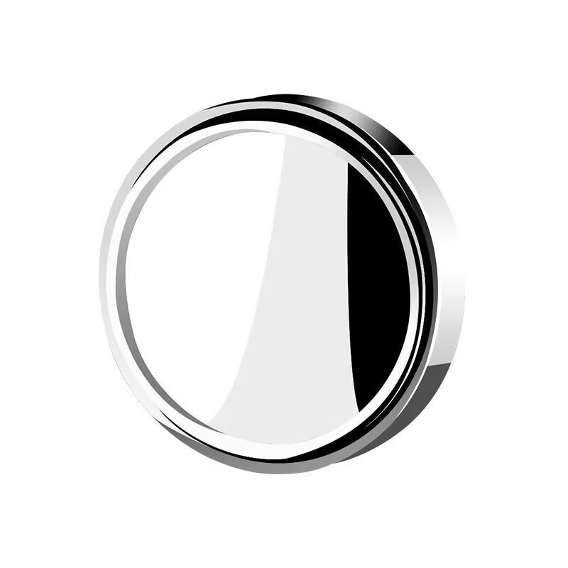 Car Edgeless Small Round Mirror 360-Degree Reversing Blind Spot Mirror Convex Mirror Rear View Rotating Reflector Glass Small Round Mirror