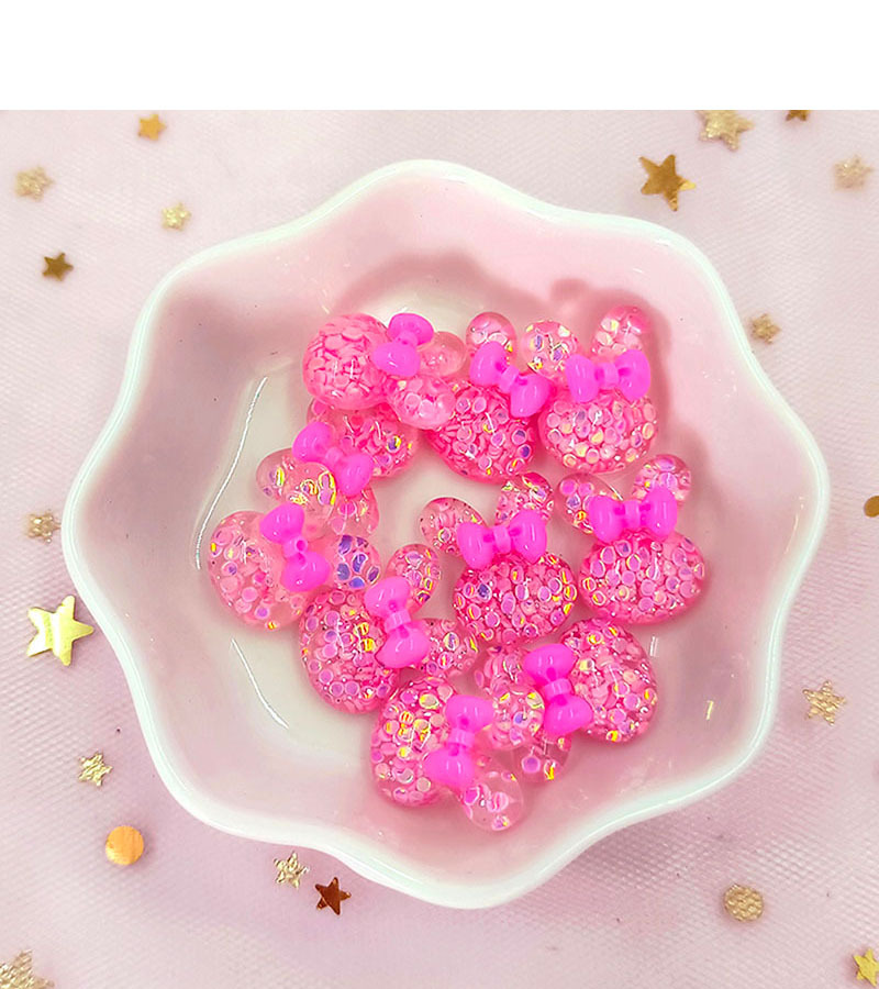 Children's Ring Sequin Accessories Handmade Material Resin Flower Butterfly Fish Hairpin Haircord Decoration Girl Jewelry