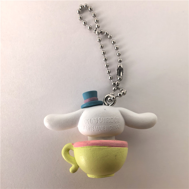 5 Sets of Cute Cartoon Circus Cinnamon Dogs, Big-Eared Dogs, Keychain Pendants, Toy Ornaments