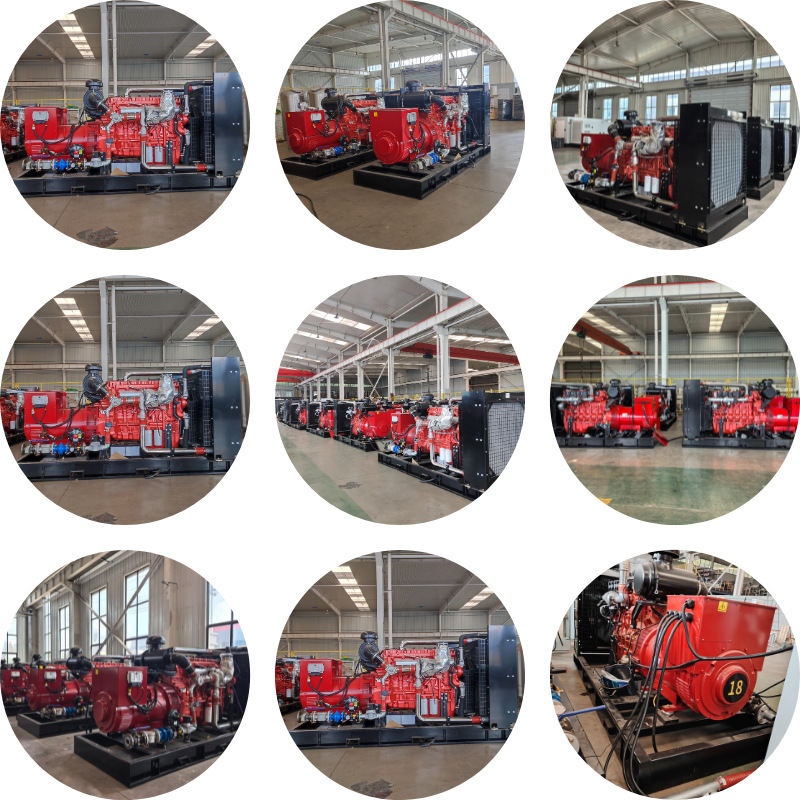 Natural Gas Biogas Straw Sawdust Biochemical Generator Set Can Be Used as a Cng Gas Generator Thermal Energy Power