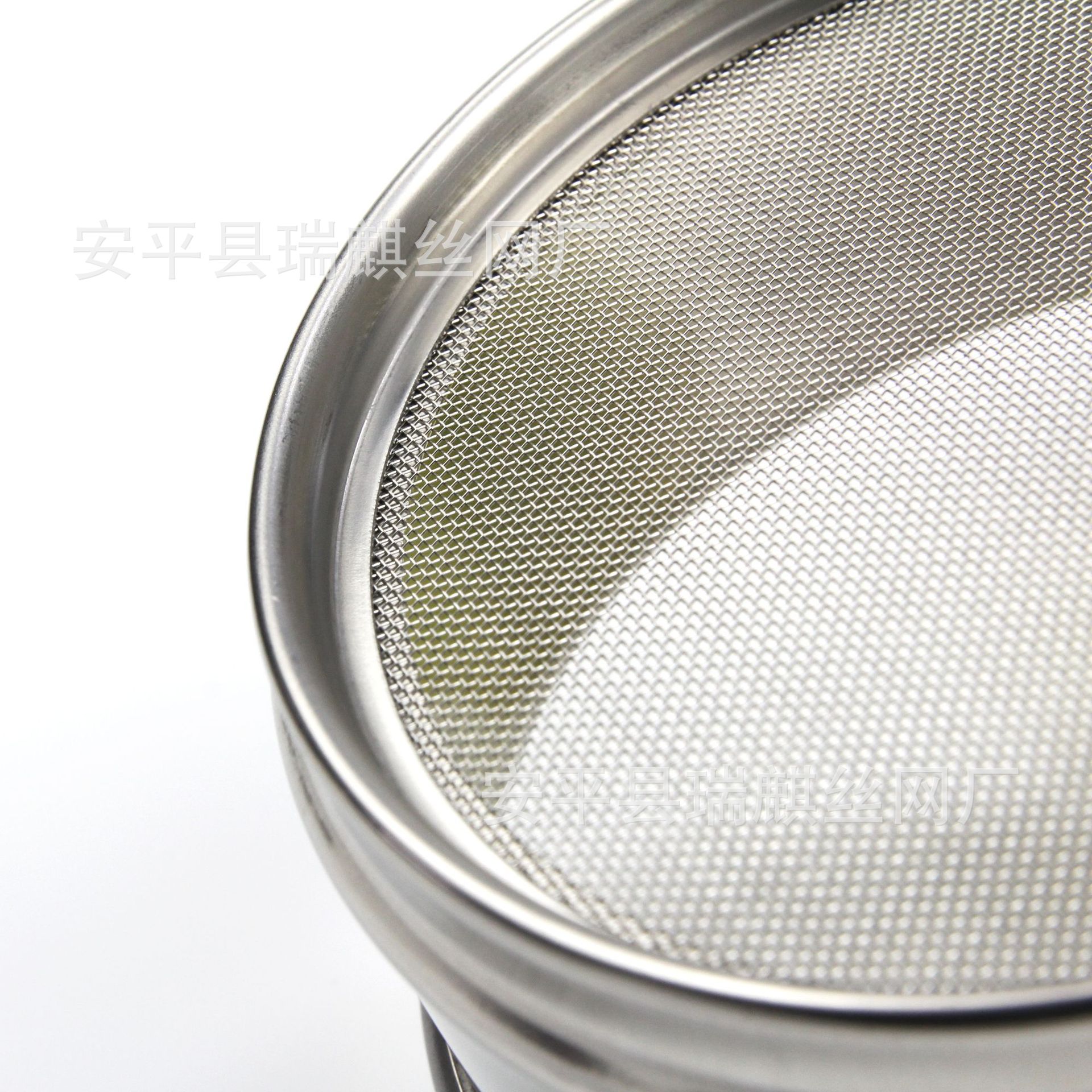 Laboratory Sieve Double-Layer Frame Standard Inspection Sieve Sample Pharmacopoeia Sieve Stainless Steel Export Sieve for Export Use