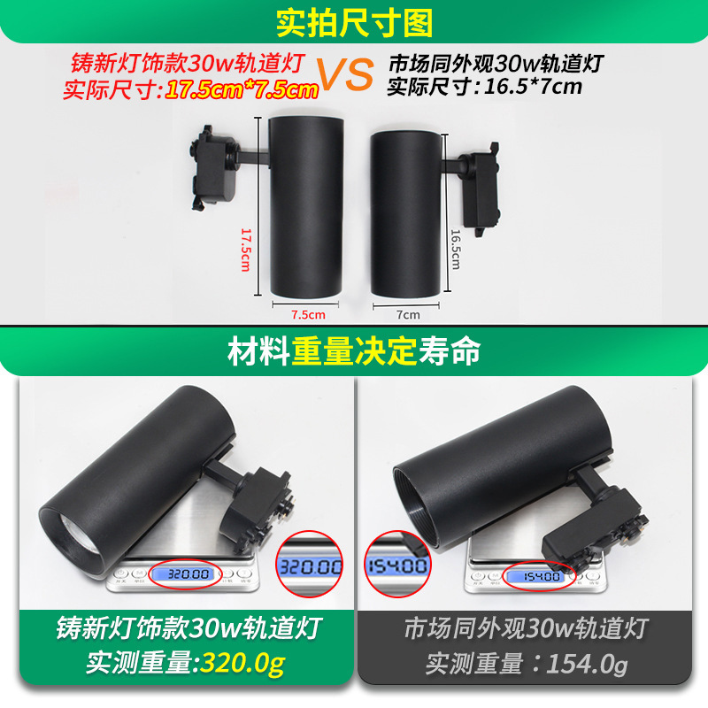 Track Lights, Commercial Spotlights, Aluminum Track Strips, Lighting Fixtures for Clothing Stores, Malls, and Restaurants, Source Factory, Cross-Border