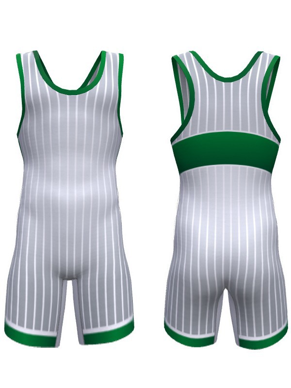 Men's One-Piece Wrestling Suit Thickened Weightlifting Suit Men's Freestyle Wrestling One-Piece Vest Sublimation Full Body Printing