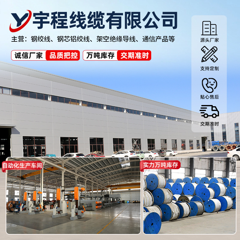 Wholesale Hot-Dip Galvanized Steel Wire Rope Stainless Steel Wire Agricultural Greenhouse Industrial Wire Rope Communication Power Pull Wire Steel Wire Rope