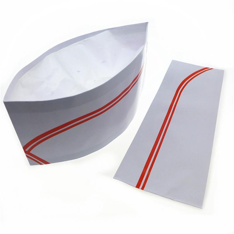 Disposable chef hat paper hat unisex hotel restaurant non-woven low hat kitchen chef work hat