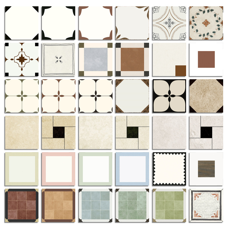 200x 200 плитка в стиле патчворк, северный стиль, свежие зеленые плитки для кухни, балкона, ванной и туалета