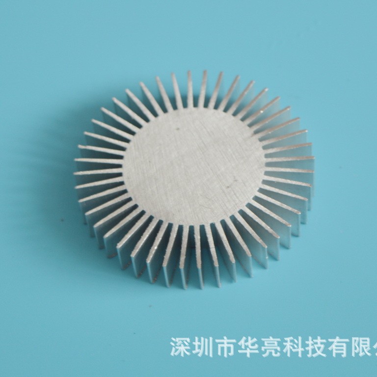 Shenzhen Manufacturers Produces 3W LED Sun FloWer heatsink Diameter 50MM, Solid Part 30MM