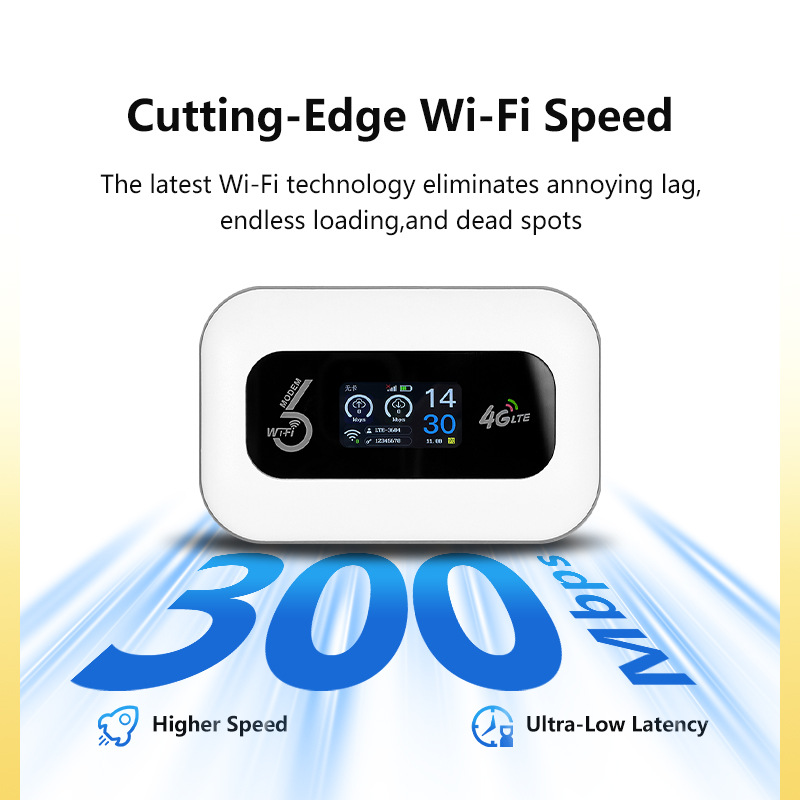 Global Version 4g Plug-In Card Portable Wifi 3000Mah Router Hotspot Mifis Sim Card