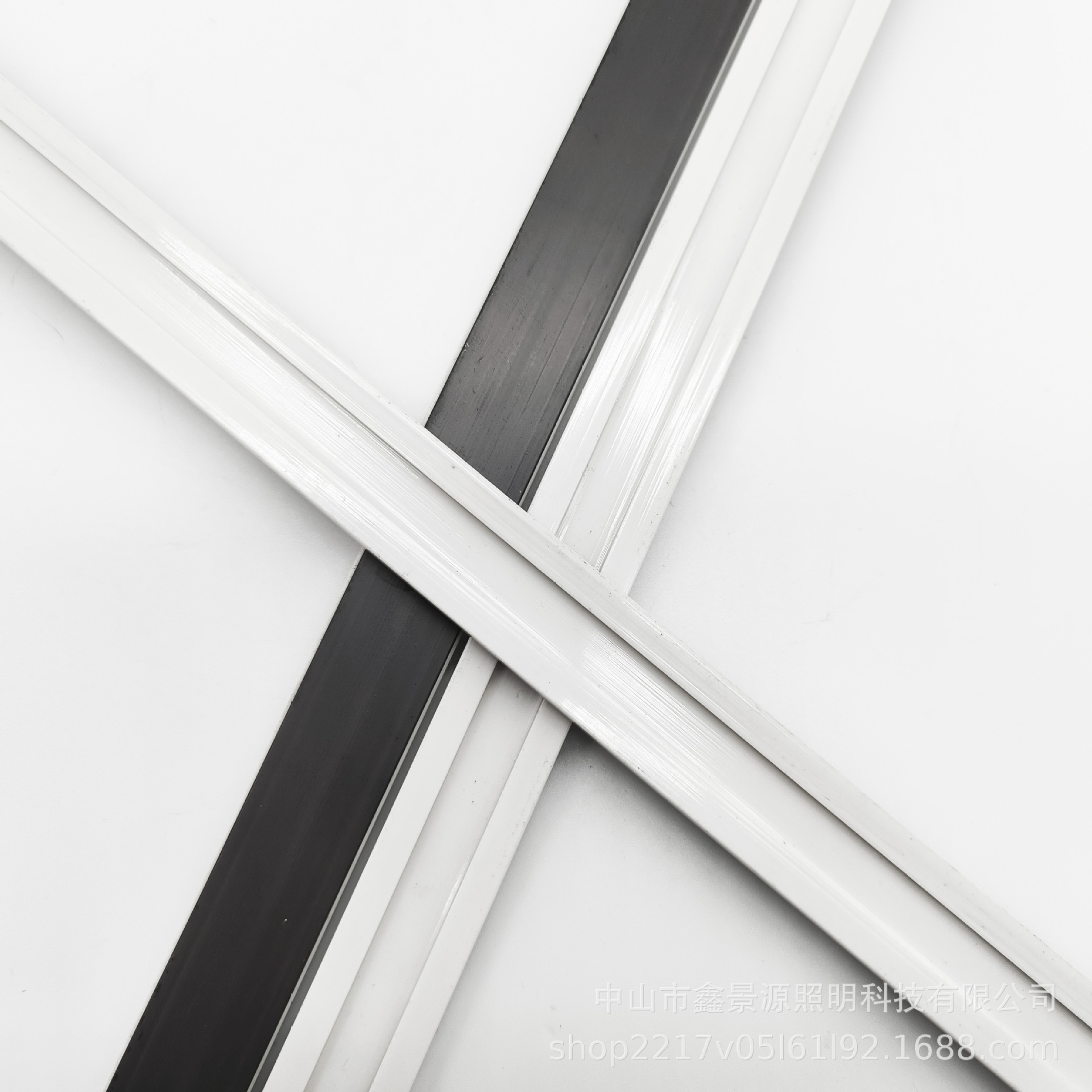 Ultra-Thin Magnetic Conductive Groove Conductive Rail Display Cabinet Shelf Surface-Mounted Black and White Inlaid Track Concealed Power Slot Layer