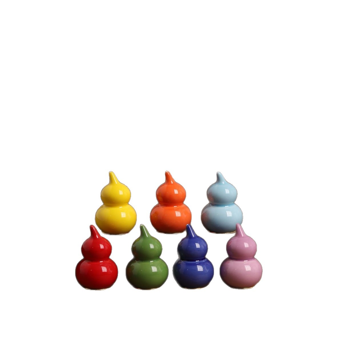 Source Manufacturer Colorful Small Gourd Tea Ornaments Tea Pets Creative Tea Cup Decorations Tea Ceremony Accessories Tea Toys Tea Sets