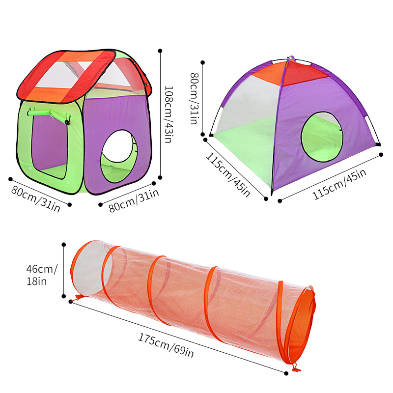 Factory Direct Supply House Tent Extra Large Space Children's Indoor Game House Fun Games Wholesale Parent-Child Interaction