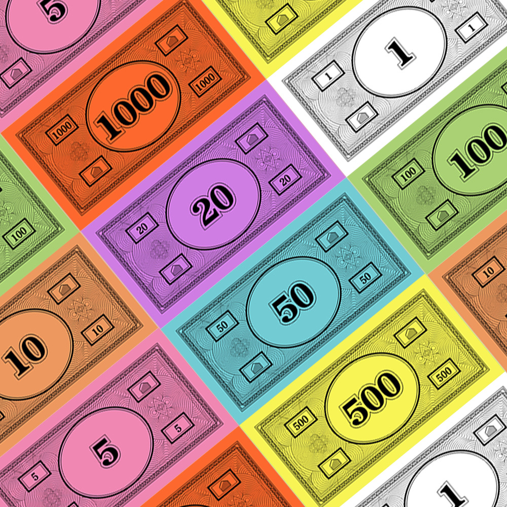 Кросс-Бордер Эксклюзивный Игровой Пропс Банкноты 160 Шт с Разными Суммами и Множественными Цветовыми Комбинациями