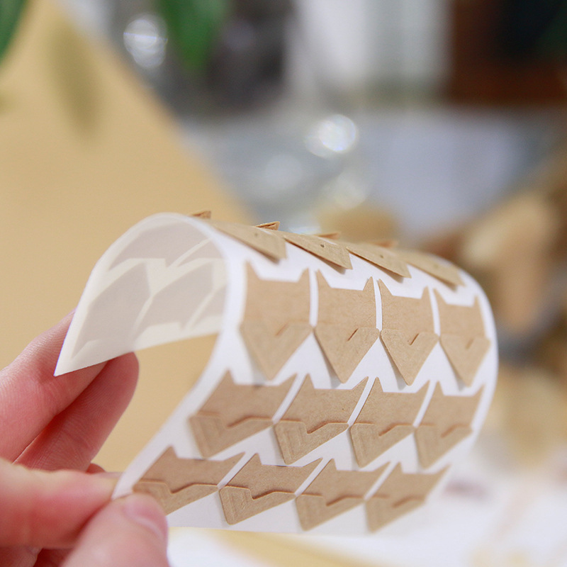 Amazon cross-border dedicated retro photo corner stickers DIY album handmade photo corner stickers Factory Direct