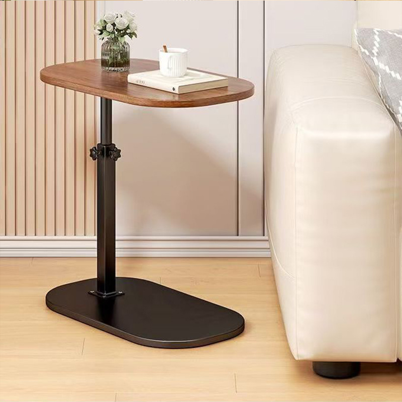 Household Living Room Sofa C- shaped Lifting Table Simple Storage Small Apartment Corner Table Bedroom Bedside Bedside Table