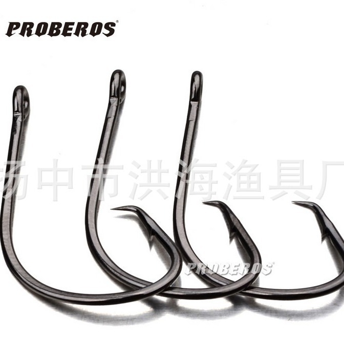 Fish Hook Wholesale Olecranon Fish Hook 7381 7384 Type Sea Fishing Hook Barbed Octopus Hook Boat Fishing Hook