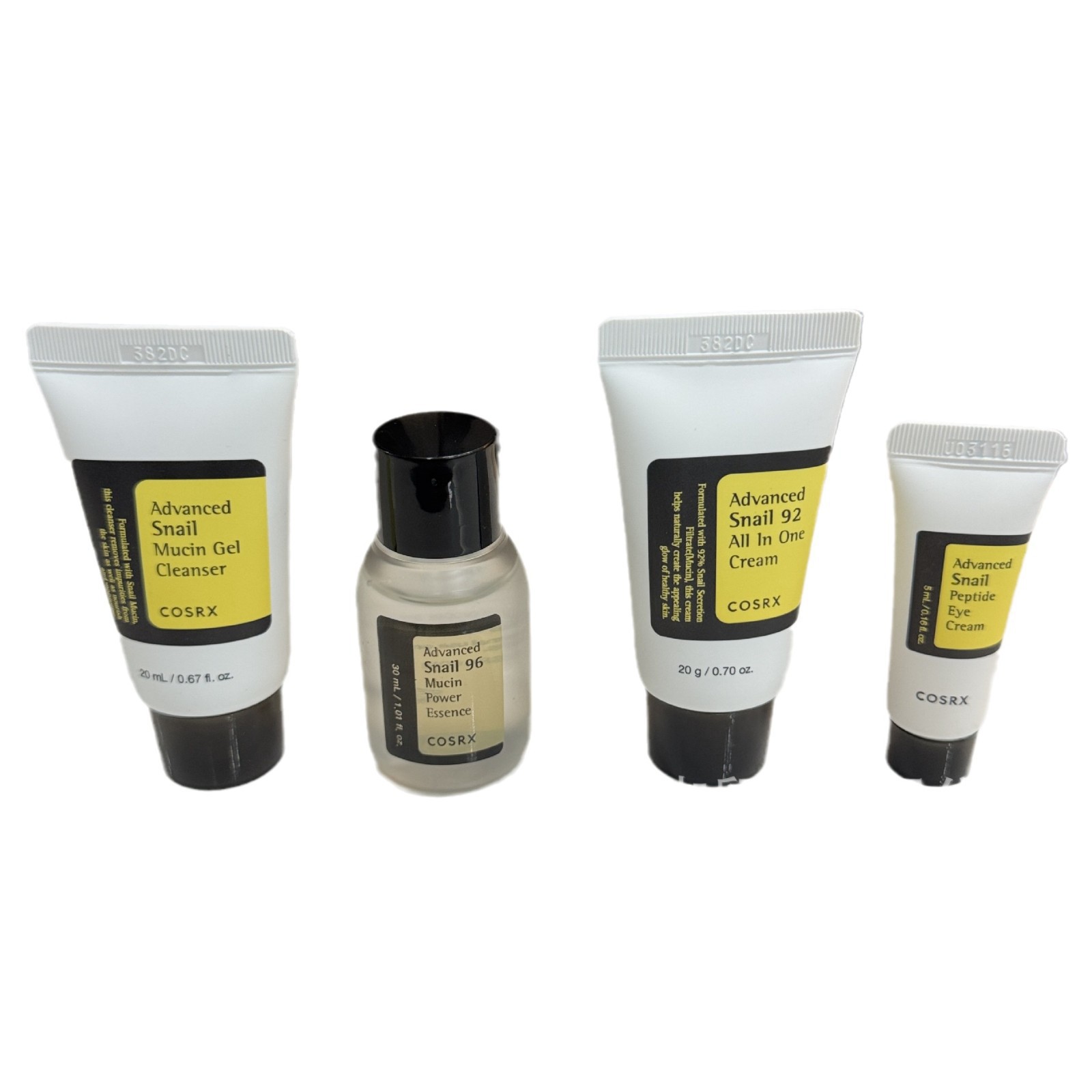 Cross-Border Korean Cosrx Snail Travel Set Essence + Cream + Cleanser + Eye Cream in Stock