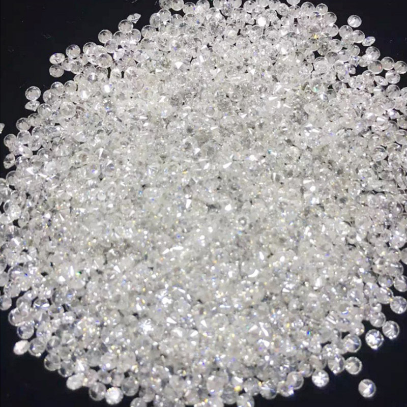 Artificially Cultivated Diamond D Color Loose Diamond Loose Diamond Foot Reverse Small Diamond Broken Diamond Artificial Diamond Synthetic Diamond Cimeter Stone Manufacturer