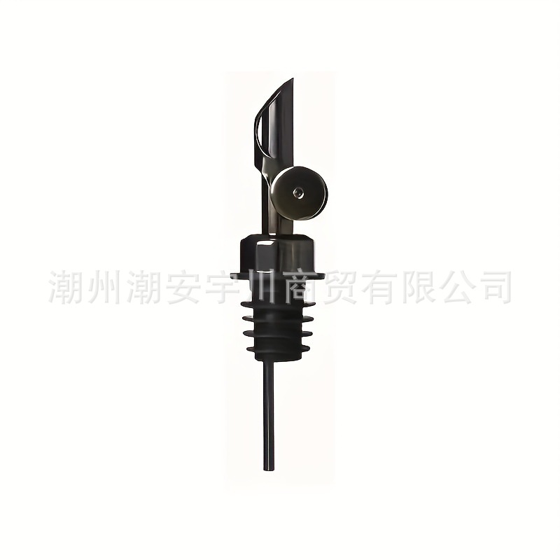 Cross-border stainless steel automatic opening and closing cap oil nozzle stopper olive oil stopper kitchen cocktail pourer wholesale