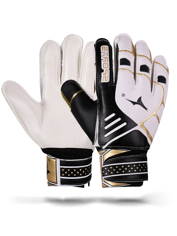 Football goalkeeper gloves goalkeeper adult children professional primary school students finger protection equipment non-slip training wear-resistant gloves