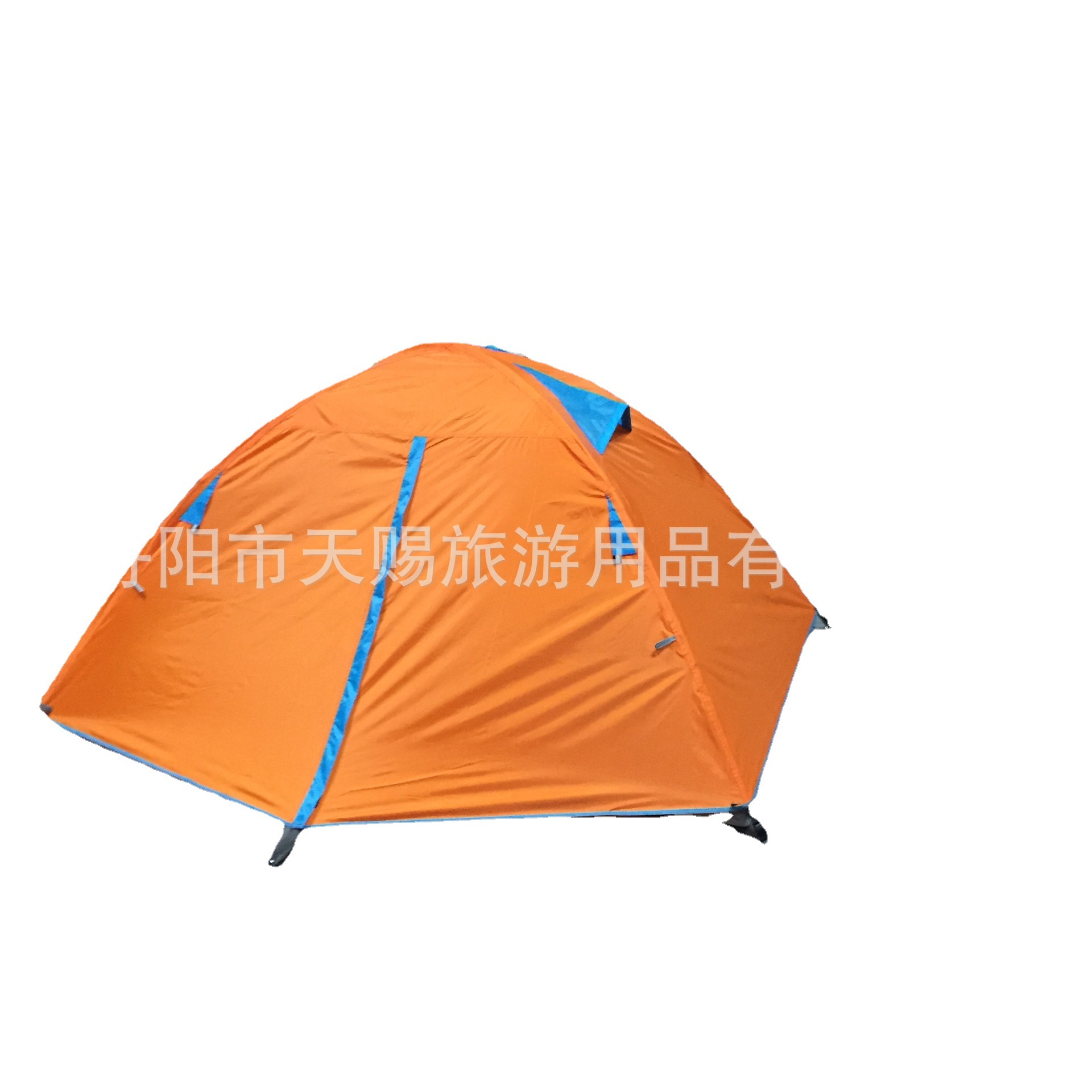 Factory Direct Sales Double-Layer Ultra-Light Rainproof Aluminum Pole Four-Season Universal Tent (Can Be Marked)