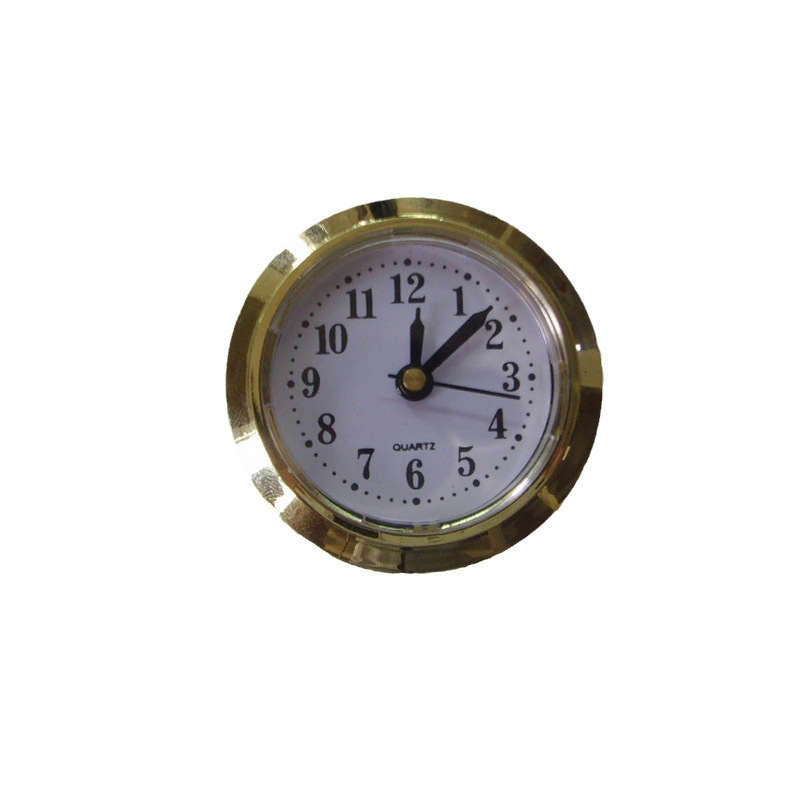 Manufacturers produce 50MM bronze craft meter head embedded metal clock bladder round embedded clock bladder