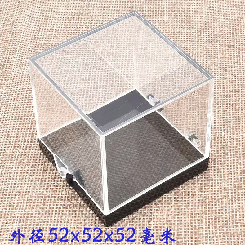 Минеральная витрина демонстрационный сырой камень кристалл акриловая коробка для минералов коробка для образцов минералов пластиковая коробка для кристаллов витрина