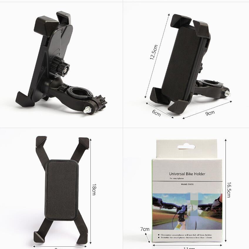 Cross-Border Road Bike Rotating Motorcycle Mountain Bike Riding Handlebar Retractable Bicycle Mobile Phone Holder