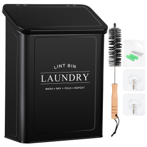 Amazon European and American Best-Selling Magnetic Laundry Beads Storage Bucket Cotton Batting Sundries Simple Wall Hanging Box Laundry Room Storage