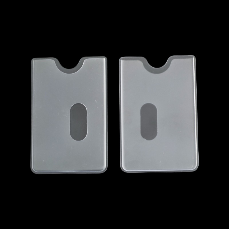 Производитель, двухсторонний прозрачный жесткий чехол для PVC-карт, ультратонкий, удобный, антимагнитный