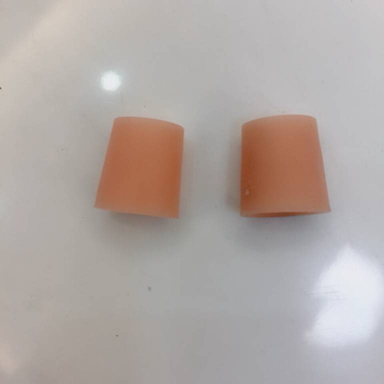 Silicone Small Toe Protective Cover for Grinding Foot Protection Silicone Toe Cover for Small Tail Finger Protective Cover