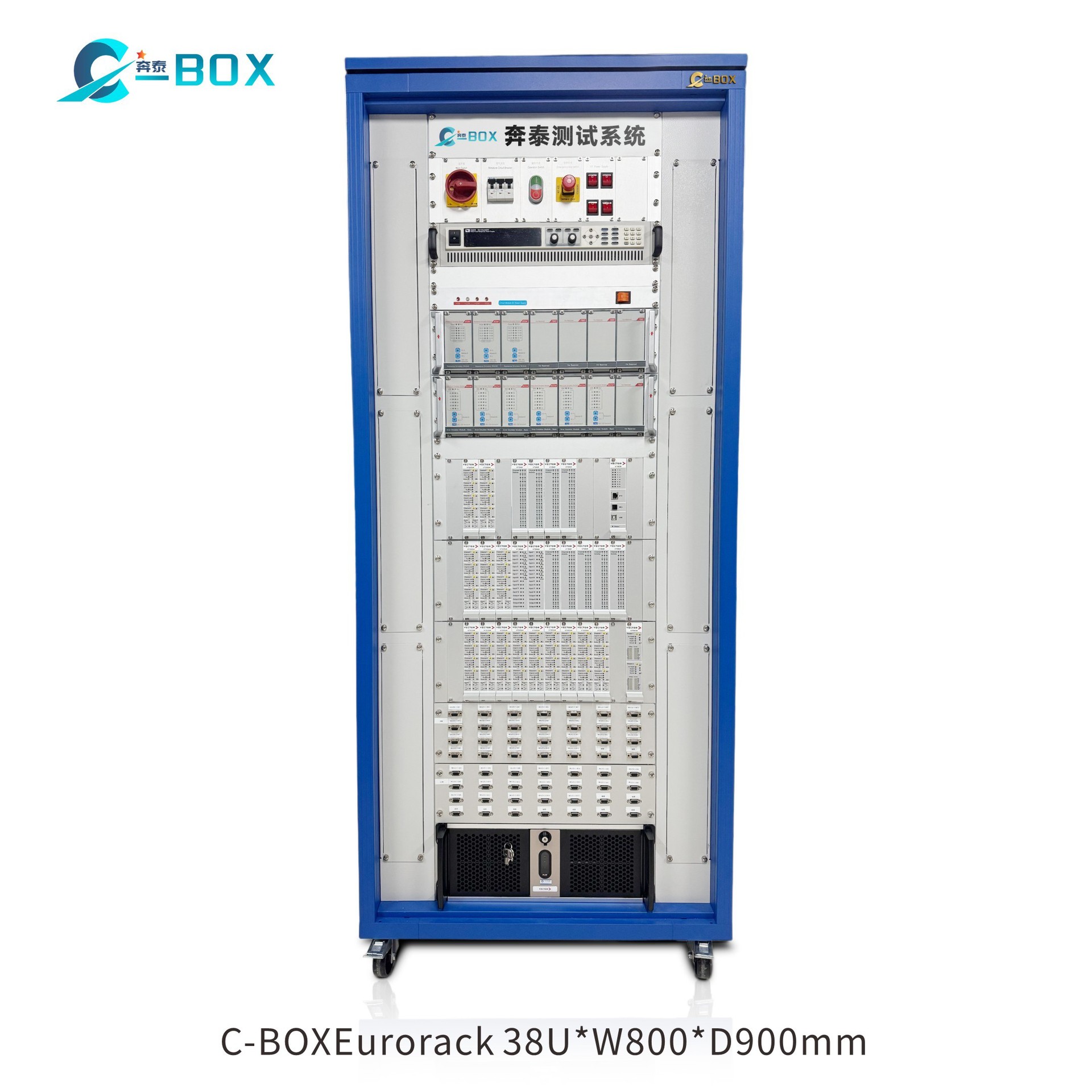 Anhui Benti 19inch Profile Cabinet Schroff Widened Shielded Black Frame White Door 28U 34U 38U