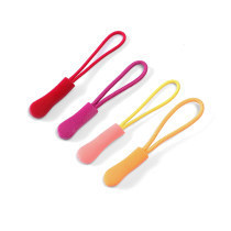 Wholesale In-Stock Injection-Molded Zipper Pullers and Tpu Cords for Clothing and Bags, Custom Service Available