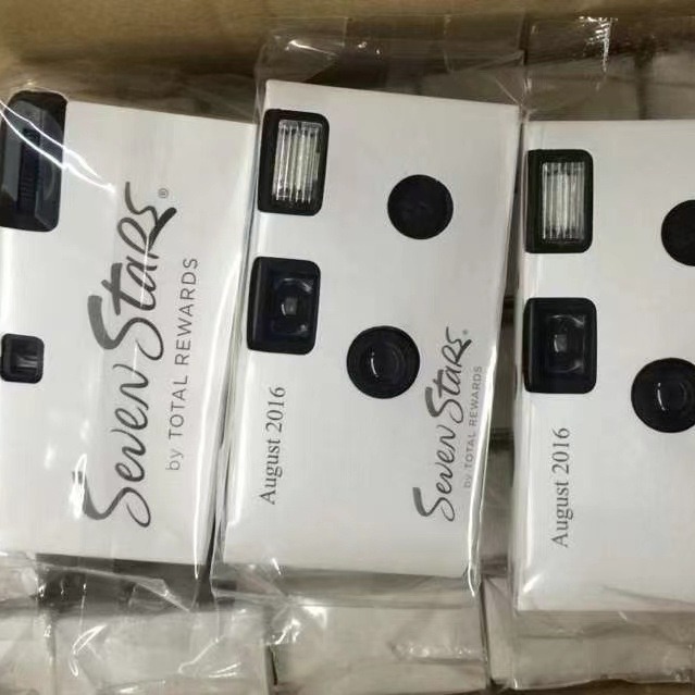 Disposable Film Camera with Flash, Film Battery, Retro Film Camera That Can Make Logo Pattern