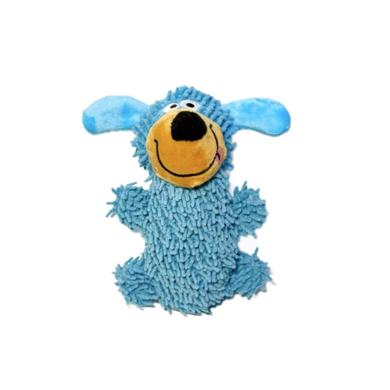 Ready-Made Dog Toys, Cute Sounding Teeth Grinding and Teeth Cleaning Interactive Companion Dog ​​Plush Mop Toys Pet Toys