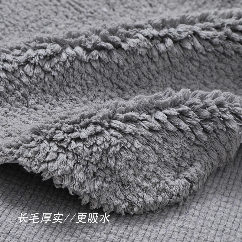 Wholesale Hotel Long Hair Floor Mats, Cotton Hotel Floor Towels, Non-Slip, Water-Absorbent, Thickeneded Bath Mats, Exclusive for Beauty Salons and Hotels