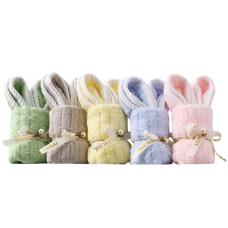 Hand gift rabbit towel cute shape birthday gift wedding gift kindergarten opening creative small gift