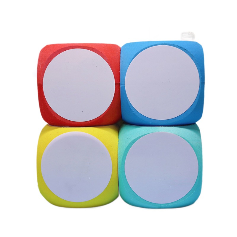 Cross-Border Hot-Selling Eva Dice DIY Erasable Dice Letter Printing Labeling Eva Children's Toy Pattern Foam