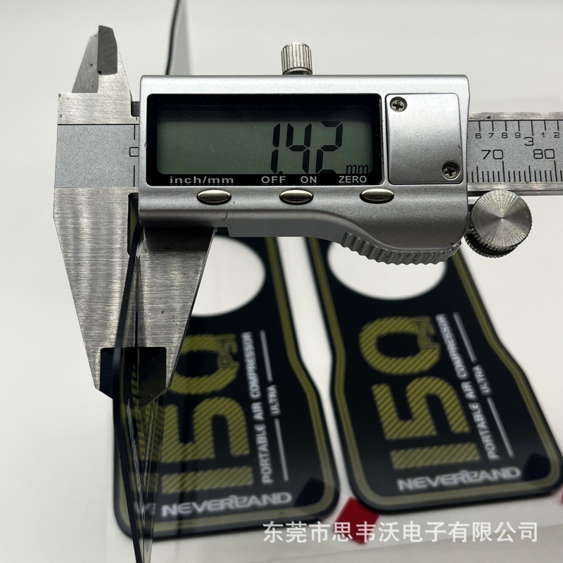 Customized Screen Printing Semi-Transparent Black Brown Pclogo Display Panel Smart Home Appliance Hidden Digital Display Acrylic