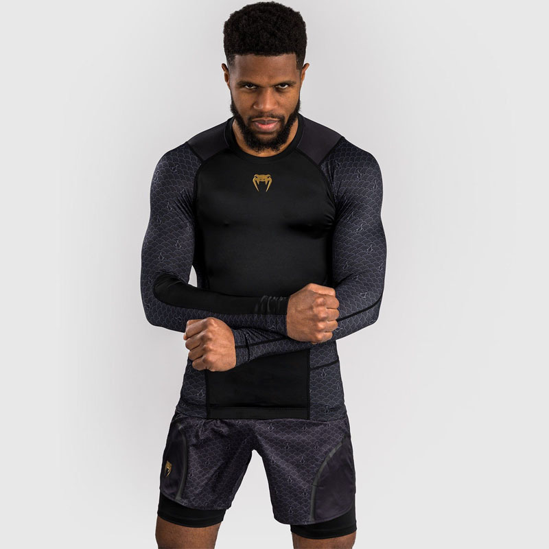 Venom Assassin's Creed Shadow Quick-Drying Sports Bodysuit Super Elastic Boxing Training Suit Fighting Anti-Wear Compression T-Shirt