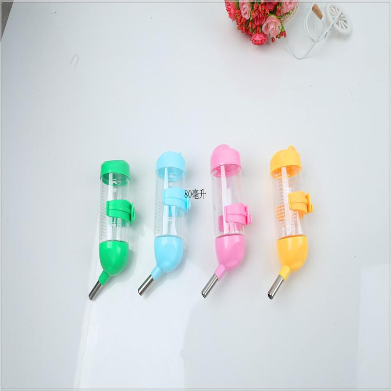 Sure enough, pet hamster Golden Bear 80ml ml water bottle double ball mute water bottle pet drinker pet