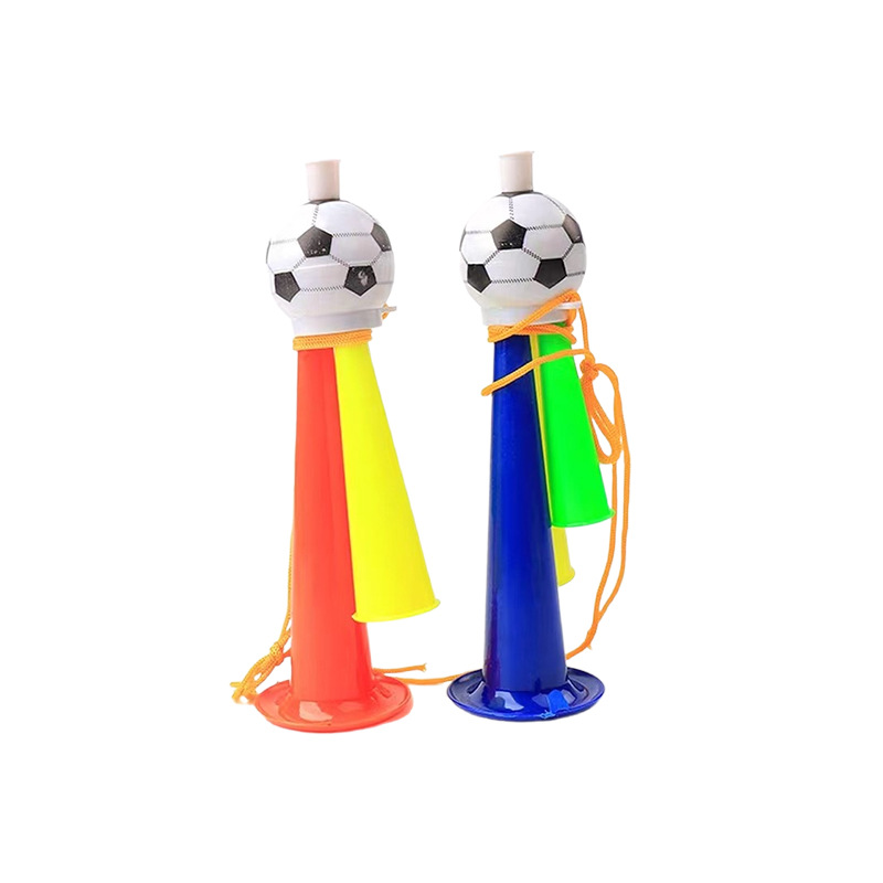 Football Horn three-tone cheer horn plastic toy sports cheerleading children's toy factory wholesale