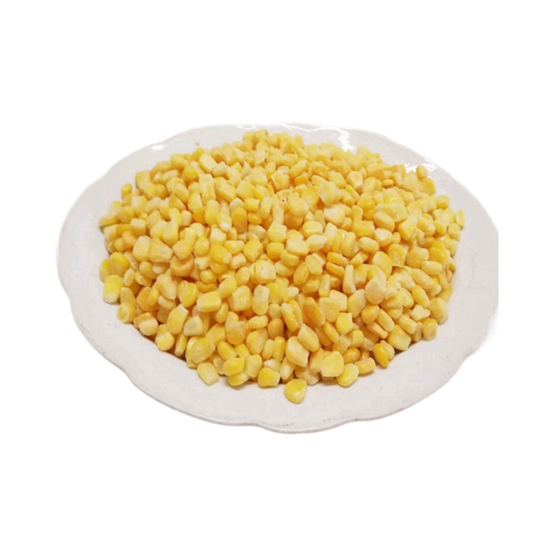 Quick-Frozen Sweet Corn Kernels, Long-Term Bulk Frozen Vegetables, Bagged for Catering Chains, Corn Juice, Green Food