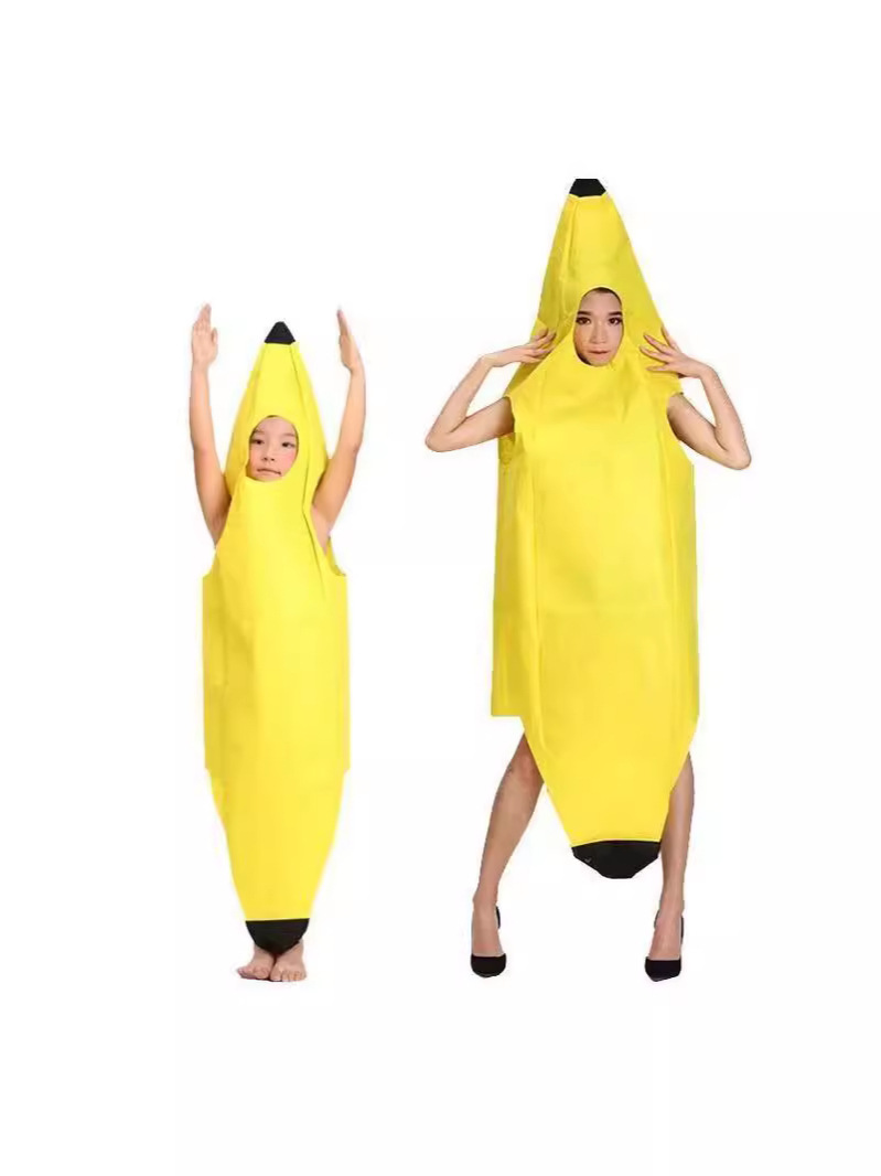 June 1 Children's Day A Big Banana Dress Performance Dress Kindergarten Performance Big Banana Style Dress COS Dress