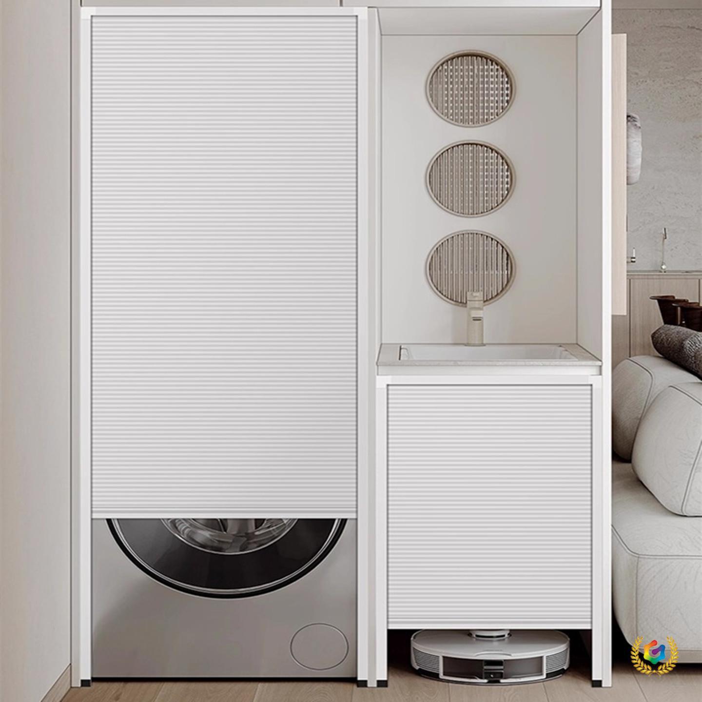 ➺ No-Tracks Cabinet Curtain, Pull-Down Honeycomb Curtain for Cabinet Doors, No-Drill Dustproof Curtain for Shoe Cabinets, Foldable Window Curtain