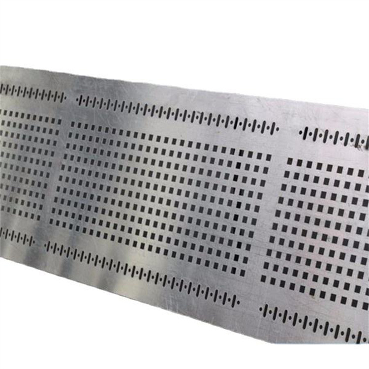 Перфорированный лист из нержавеющей стали с защитным покрытием, коррозионно-стойкий, с длинными отверстиями, противоскользящий для строительных площадок