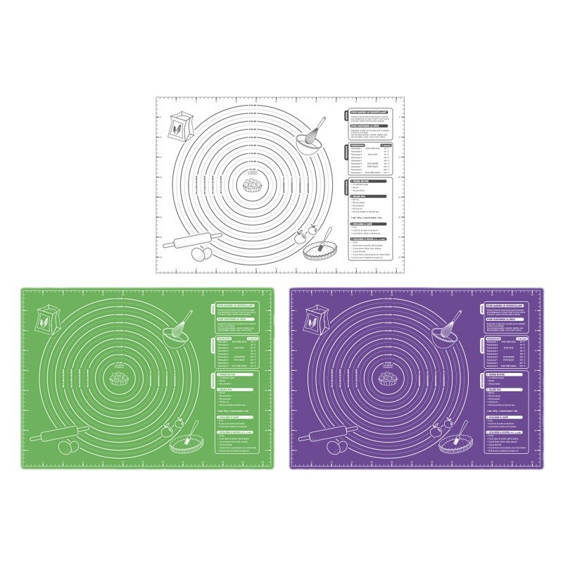 Food Grade Kneading Mat Silicone Kneading Mat Rollable Baking Household Non-Slip Non-Sink Powder Foldable Noodels